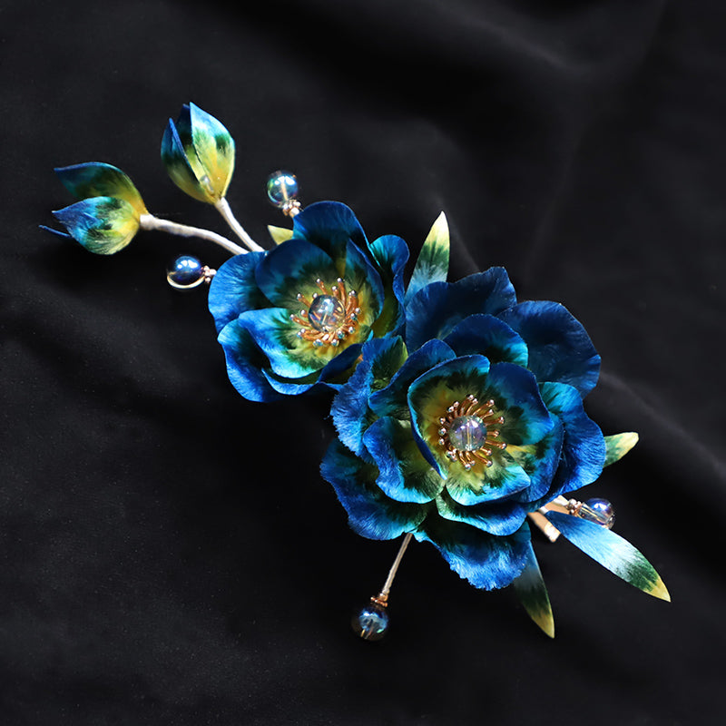 chinese hairstick​ Rong Hua Flower Hair Clip Chinese hair Accessories