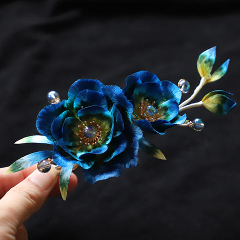 hanfu hair stick Ronghua Flower Chinese Accessories for Hair 