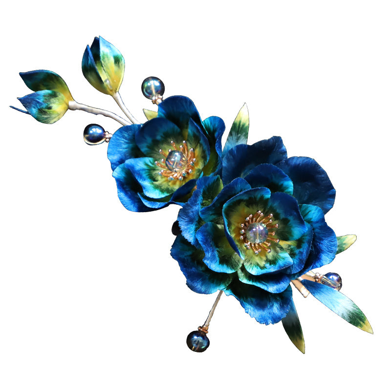 traditional chinese hair pins​ Ronghua Flower Chinese Accessories for Hair 