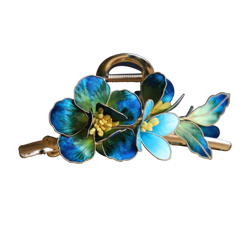 flower claw clip chinese hair accessories chinese hairpin chinese hair pin  chinese hair pins 