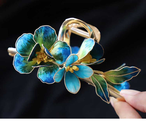 chinese hair clips​ flower hairclip​ flower clips for hair​