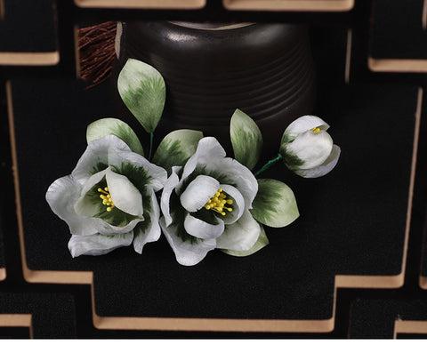 Ronghua Flower Lapel Pins Chinese Jewelry Chinese Accessories - Mulan Legacy