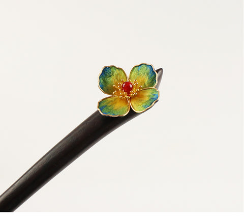 chopsticks for hair Rong Hua Flower Chinese Hair Sticks Chinese Accessories