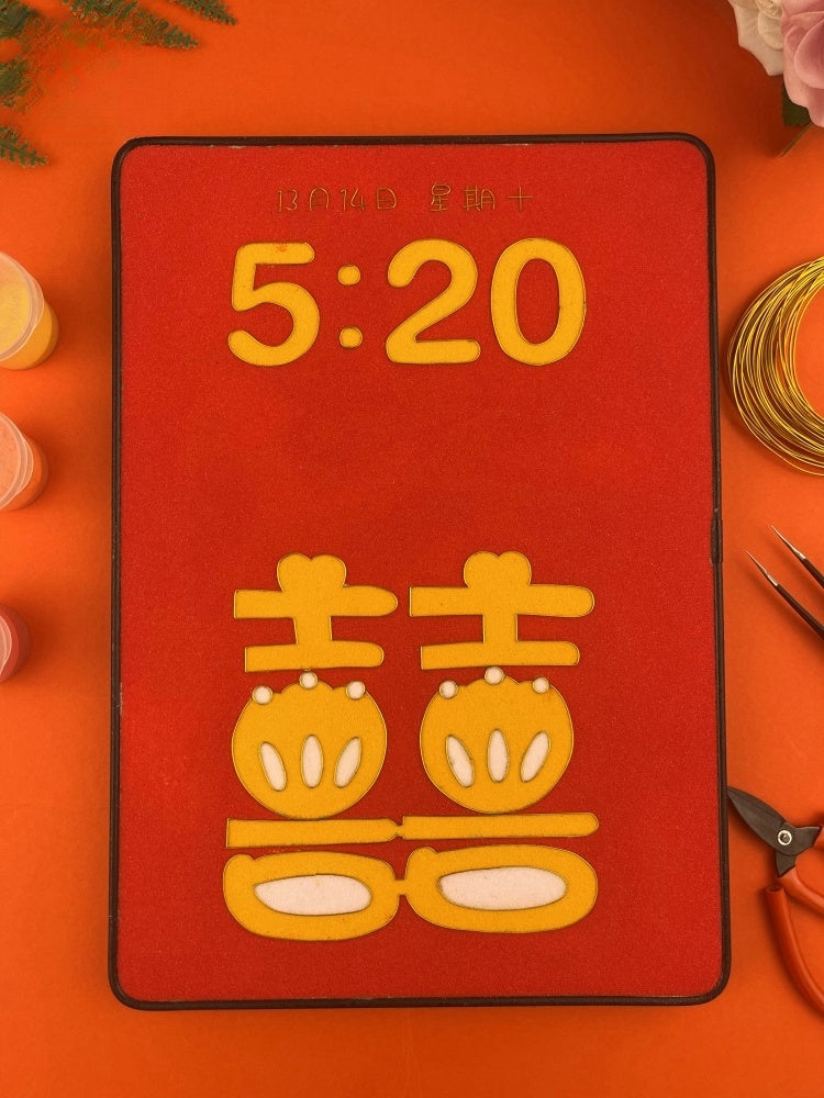 Double Happiness Starter Cloisonné Kit Chinese Cloisonné Art Kit for Beginners Cloisonne Painting DIY Art Kit - Mulan Legacy