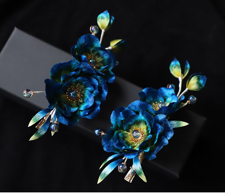 chinese hair ornaments​ Ronghua Flower Chinese Accessories for Hair 