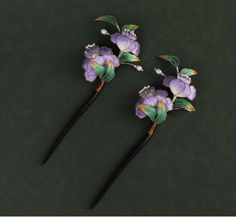 Ronghua Wooden Hair Pin Chinese Hair Chopsticks 