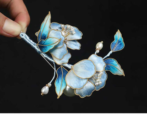 Rong Hua Flower Brooch Ronghua Flower Pins Chinese Jewelry Chinese Accessories Flower Brooch Pin flowers pins​