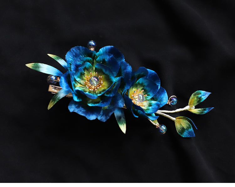 chinese traditional hair pins​ Rong Hua Flower Hair Clip Chinese hair Accessories