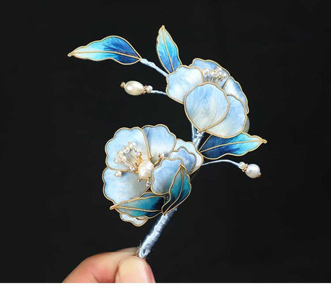 Rong Hua Flower Brooch Ronghua Flower Pins  Chinese Accessories Flower Brooch Pin Chinese Jewelry