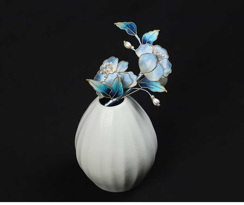 Rong Hua Flower Brooch Ronghua Flower Pins Chinese Jewelry Chinese Accessories Flower Brooch Pin