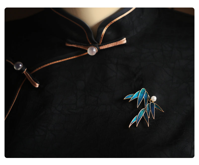 kingfisher jewelry​ Tian-Tsui Chinese Brooch Pin Kit DIY Tian Tsui Peacock Feather Craft Bamboo Shadows Feather Crafting 