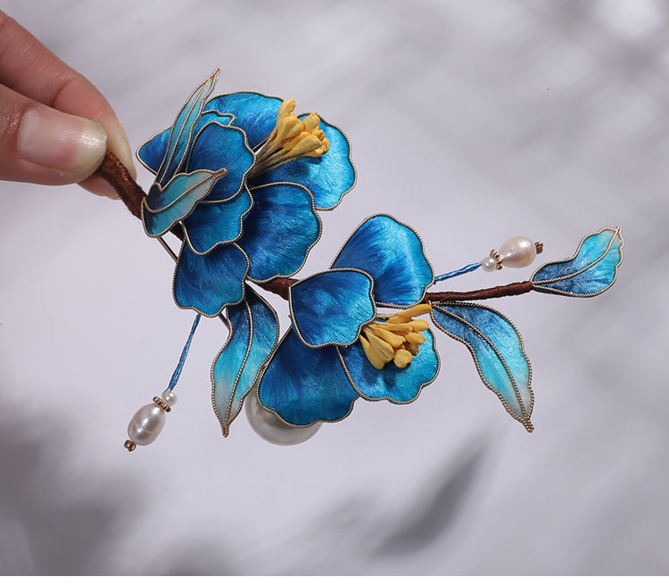 Rong Hua Flower Brooch Ronghua Flower Pins brooch pin flower​ Chinese Jewelry Chinese Accessories Flower Brooch Pin