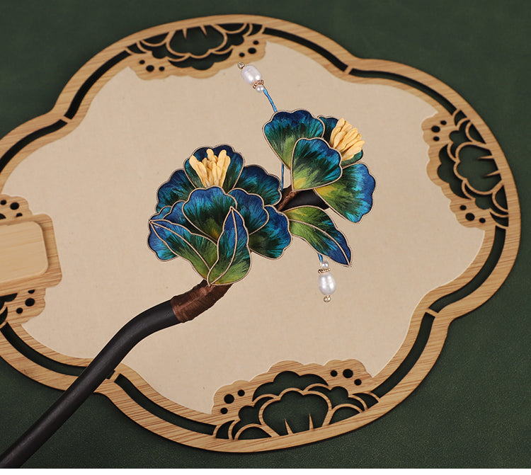 Chinese Hair Chopsticks Rong Hua Flower  chinese ancient hair​