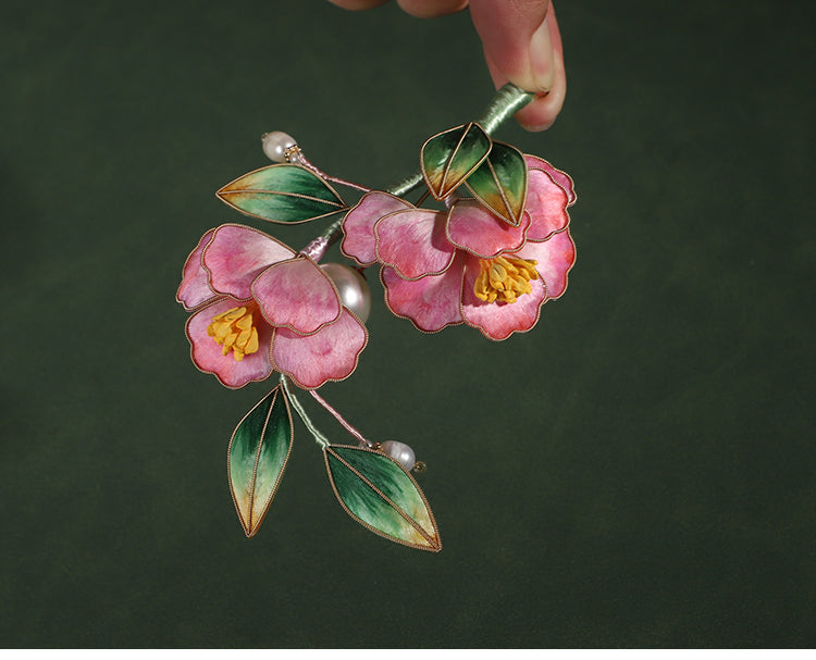 Rong Hua Flower Brooch Ronghua Flower Pins Chinese Jewelry flower pins for clothes Chinese Accessories Flower Brooch Pin