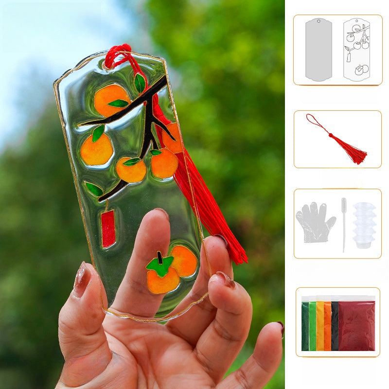 Cloisonne Kits Chinese Bookmark Handmade Bookmarks DIY Cloisonne Kit Chinese New Year Bookmarks