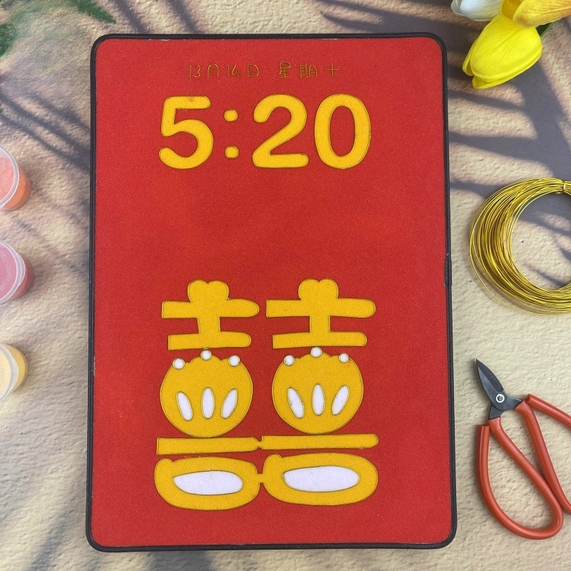 Double Happiness Starter Cloisonné Kit Chinese Cloisonné Art Kit for Beginners Cloisonne Painting DIY Art Kit - Mulan Legacy