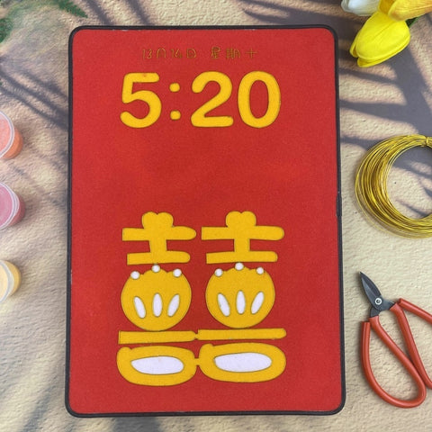 Double Happiness Starter Cloisonné Kit Chinese Cloisonné Art Kit for Beginners Cloisonne Painting DIY Art Kit - Mulan Legacy