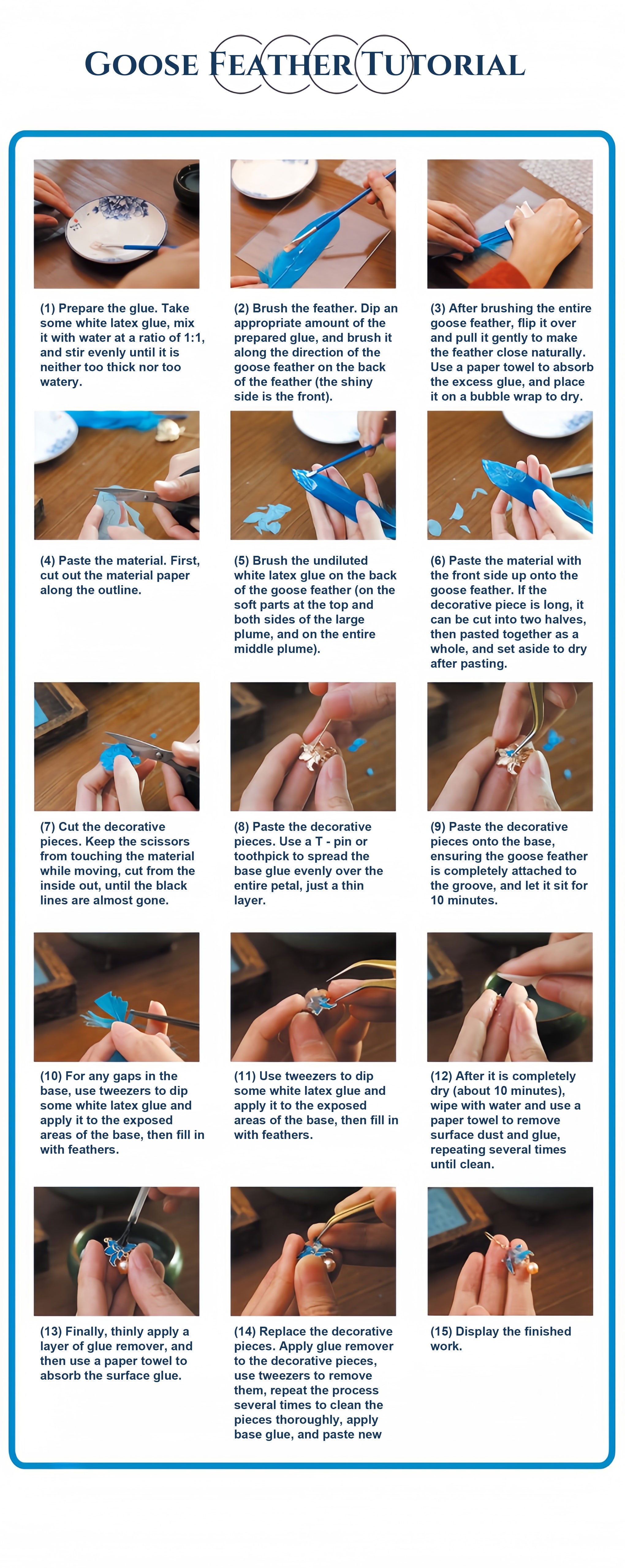 How to Make a Peacock Feather Brooch Pin